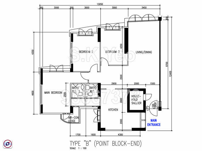 Floorplan-HDB-Sengkang-Anchorvale-318B-by-Property-Agent-S.K.Yeo-ERA